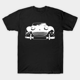 Austin Healey Sprite British 1960s classic car monoblock white T-Shirt